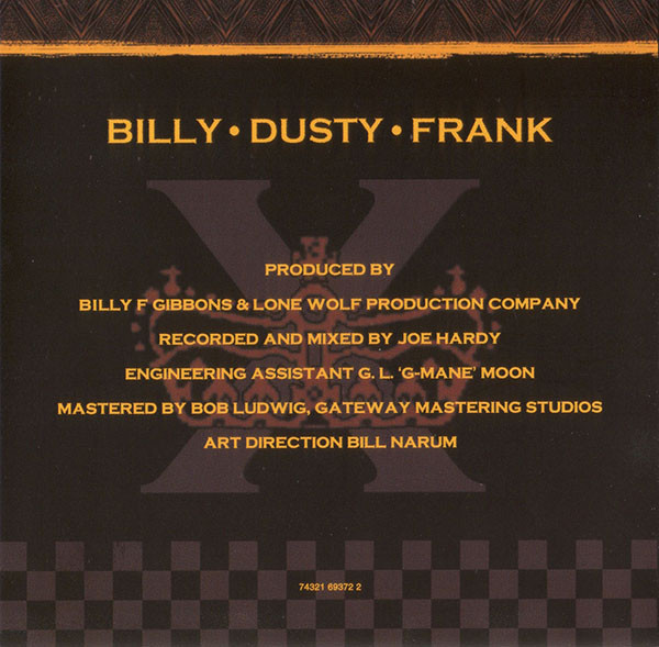 ZZ Top  XXX : Front + Inlay